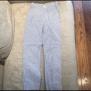 Brandy Melville pin-striped stretchy pants